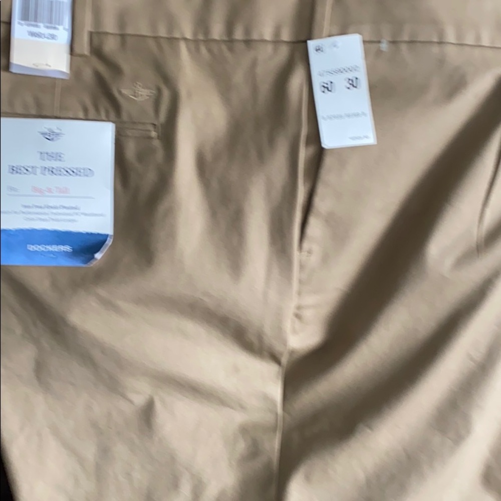 Big men’s khaki slacks